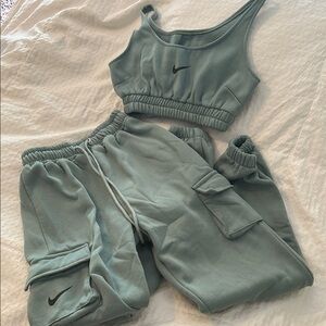 Nike Sage Green Activewear Set